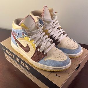 RARE Jordan 1 Mid - Mason Chateau Rouge X Air Jordan 1 Mid SE ‘Fearless’